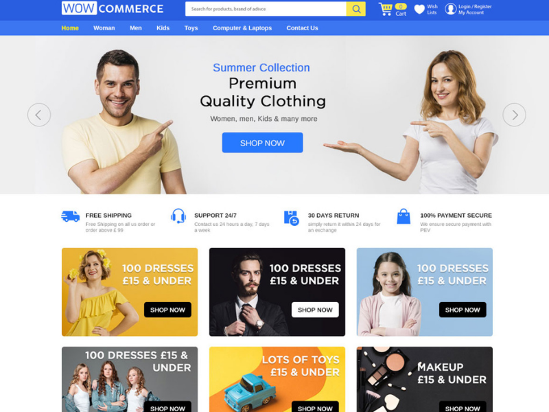 ecommerce store