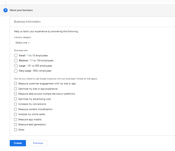 google analytics options google analytics options