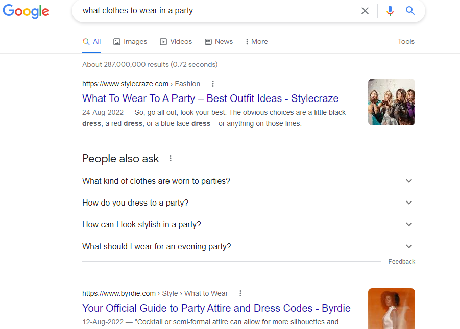google results google results