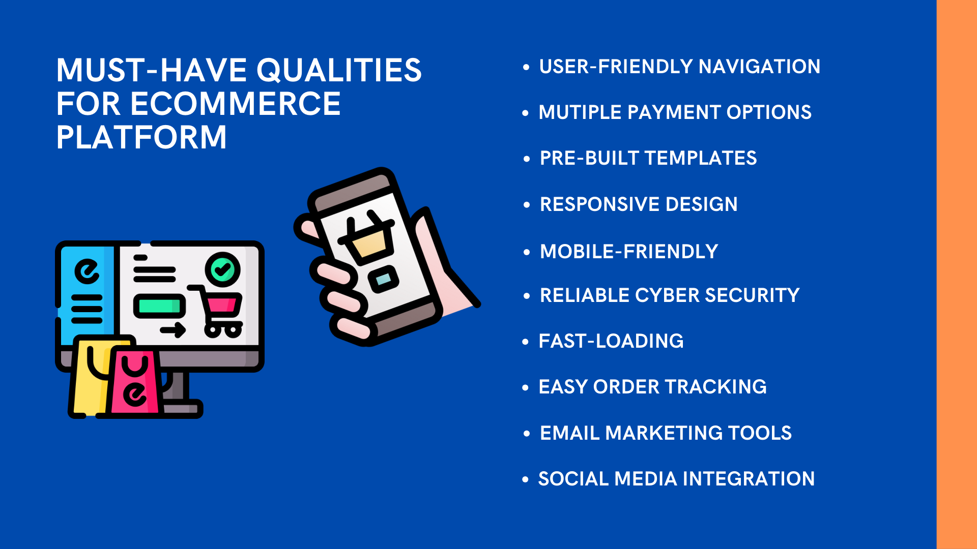 Qualities for ecommerce platform Qualities for ecommerce platform