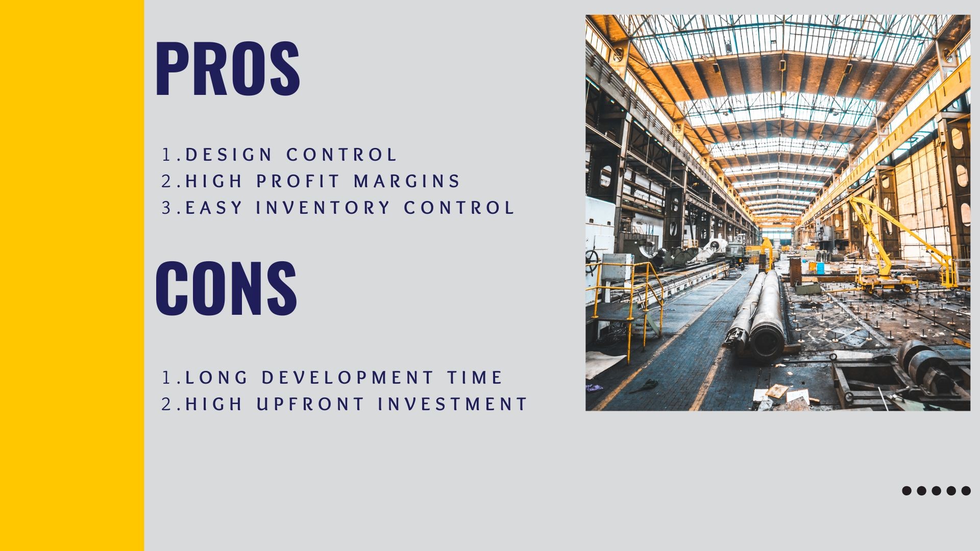 Pros and Cons of Mechanical Manufacturing