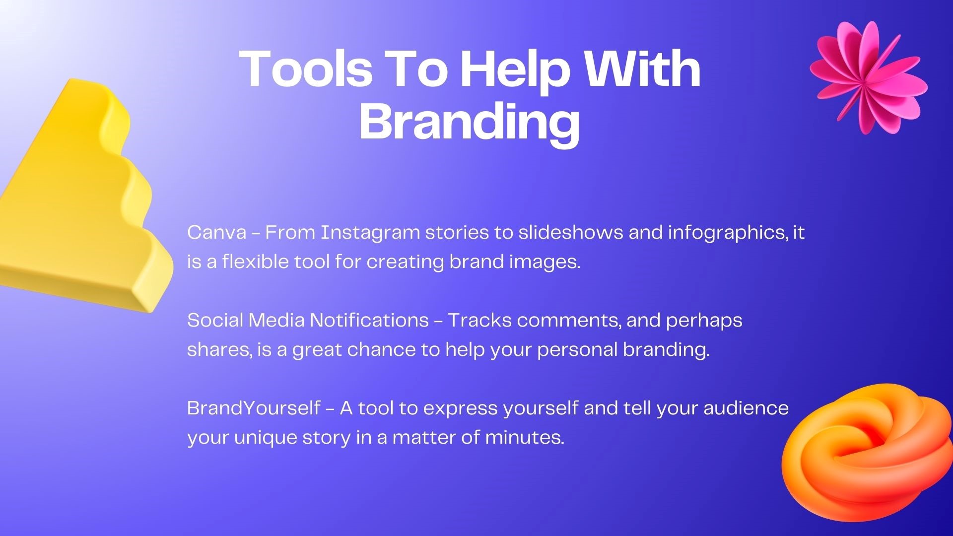 Tools for Branding Tools for Branding